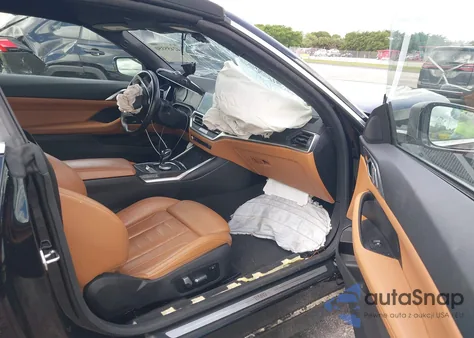 2021 BMW 430I z USA, uszkodzony, nr VIN WBA23AT03MCG72348